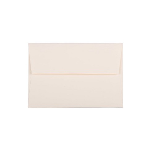 JAM Paper A8 Strathmore Invitation Envelopes 5.5 x 8.125 Natural White Wove Bulk 1000/Carton - image 1 of 2