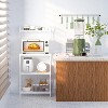 LunaLulinlk 4-Tier Kitchen Microwave Storage Rack with Metal Shelves - 3 of 4
