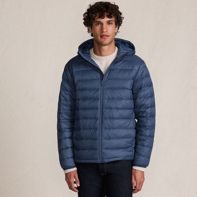 Lands' End Men's Wanderweight Ultralight Packable Hooded Down Jacket