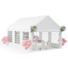 Heavy Duty Party Tent - Commercial Canopy with Removable Sidewalls & Church Windows, for Weddings, Banquets & BBQ Events - 3 of 4