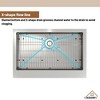 CASAINC 33" Farmhouse Apron Single Bowl Stainless Steel Kitchen Sink with Bottom Grid and Strainer - 18 Gauge - 3 of 4