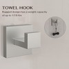 YAWWALK 4-Piece Bath Hardware Set, Includes Towel Bars, Toilet Paper Holder, and Towel Hook - 2 of 4