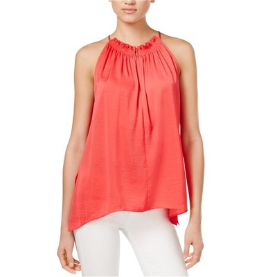 Rachel Roy Womens Melinda Asymmetrical Knit Blouse