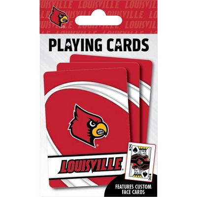MasterPieces Officially Licensed NCAA Louisville Cardinals Playing Cards - 54 Card Deck for Adults