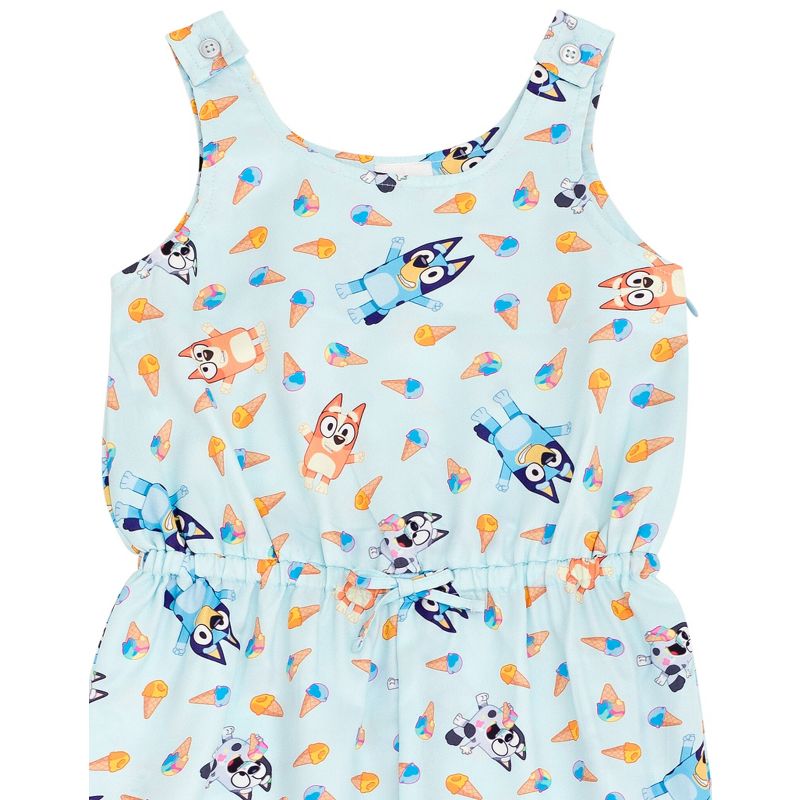 Bluey Girls Matching Family Jumpsuit Little Kid to Big, 4 of 8