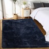Luxury Modern Plush Fluffy Velvet Rug 5 x 8 ft, Faux Wool Rugs with  Non-Slip & Washable,for Bedroom Living Room Nursery - 3 of 4