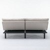Kumasinova Modern Folding Sofa Bed, Versatile Sleeper Sofa, Convertible Loveseat Sofa with Adjustable Armrests & Backrest, Couches for Living Room - 3 of 4
