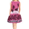 HAPPY BAY Women's Beachwear Swimsuit Coverups for Women Summer Swim Beach Dress Cover Ups for Swimwear Women Loose Bathing Suit 12-14 Pink Tree - 4 of 4