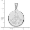 Black Bow Jewelry Sterling Silver New Orleans Privateers NCAA Large Pendant - 2 of 3
