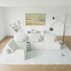 125'' Modular Convertible Compressed Sectional Sofa with Foam-Filled Deep Seats, Free Combination, Available in 3 Colors - 2 of 4