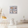 REGALWOVEN Wall Hanging Decor Collage Picture Family Photo Frame  Holds 4 Photos of 4"x6" - 2 of 4