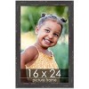 PosterPalooza | Shabby Chic Black Picture Frame - UV Acrylic, Foam Board Backing, Hanging Hardware - 2 of 4