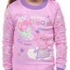 Peppa Pig Pajamas  Girls Sweet Dreams Shirt and Pant Tight Fit Set - 3 of 4