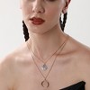 SOHI Women's California Gold The Cosmo Multi-Layer Necklace - 4 of 4