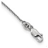 Black Bow Jewelry Black & White Diamond 11mm Swirl Circle Necklace in Sterling Silver - 2 of 4