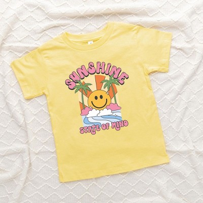The Juniper Shop Sunshine State Of Mind Smiley Toddler Short Sleeve Tee