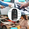 Unique Bargains Replacement Keyless Entry Remote Car Key Fob M3N-40821302 4A Chip for Jeep Renegade Black - 3 of 4
