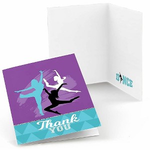 Big Dot of Happiness Must Dance to the Beat - Dance - Party Thank You Cards (8 Count) - 1 of 4