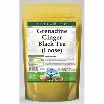 TerraVita Grenadine Ginger Black Tea (Loose) (4 oz, ZIN: 538306, 1-Pack)