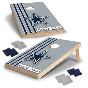 NFL Dallas Cowboys 2'x3' Wood Cornhole Set - 1 of 4