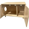 Midlee Dresser Hidden Cat Litter Box Furniture (Large) - 3 of 4