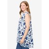 Woman Within Plus Size Pleated Tank - 4 of 4