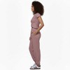 Woman 2-Piece Sleeveless High Rise Pants Set – Solid Viscose Stretch Cherie Code - 4 of 4