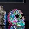 Seasonal LLC Prismatic Iridescent Skull 12", LED lights - 2 of 4
