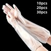 Paaaawaters 10/20/30 Pairs Durable and Comfortable Kitchen Cleaning Gloves, Extended, Waterproof, Oil Resistant, Multipurpose - 2 of 4