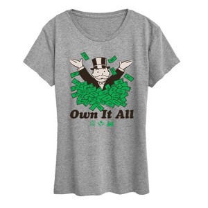 Women's - Monopoly - Own It All Short Sleeve Graphic T-Shirt - 1 of 4