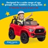 Kids Ride On Truck, Licensed Toyota Tacoma Car, 12V Battery Powered Electric Car with Remote Control,  Ride On Toy Car with lights Music for Kids 3-6 - 3 of 4
