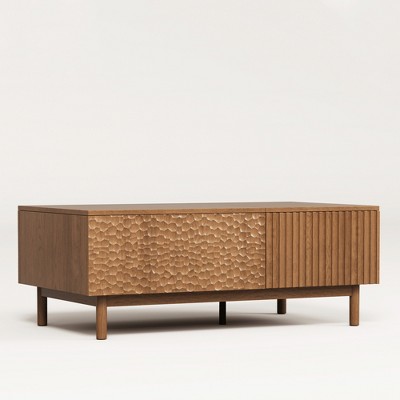 Gaoyangjiaju 51.1" Lift Top Coffee Table with Storage, Density Board for Living Room