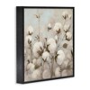 Stupell Industries Neutral Cotton Flower Painting Black Framed Giclee Art - 3 of 4