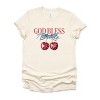 Simply Sage Market God Bless America Cherries Short Sleeve Tee - 2 of 4
