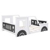Full Size Classic Car-Shaped Platform Bed with Wheels - 2 of 4