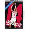 Trends International NBA Chicago Bulls - Matas Buzelis 25 Framed Wall Poster Prints - 3 of 4