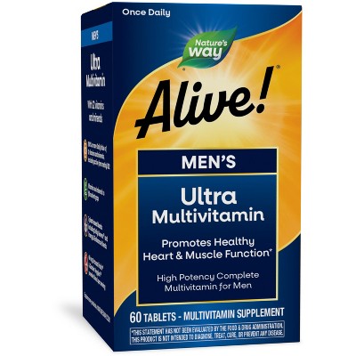 Nature's Way Alive! Men's Ultra Multivitamin Tablets - 60ct