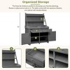 PAGED 65 Inch Potting Bench with Drawer and Cabinet,Wood Farmhouse Outdoor Storage Cabinet with Storage Shelf,Potting Table for Garden,Backyard - 4 of 4