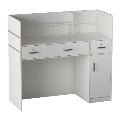 FUFU&GAGA Working Reception Desk  White