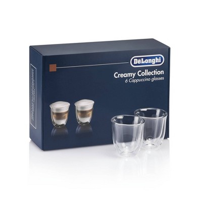 DeLonghi Cappuccino Glasses 6ct - DLSC301