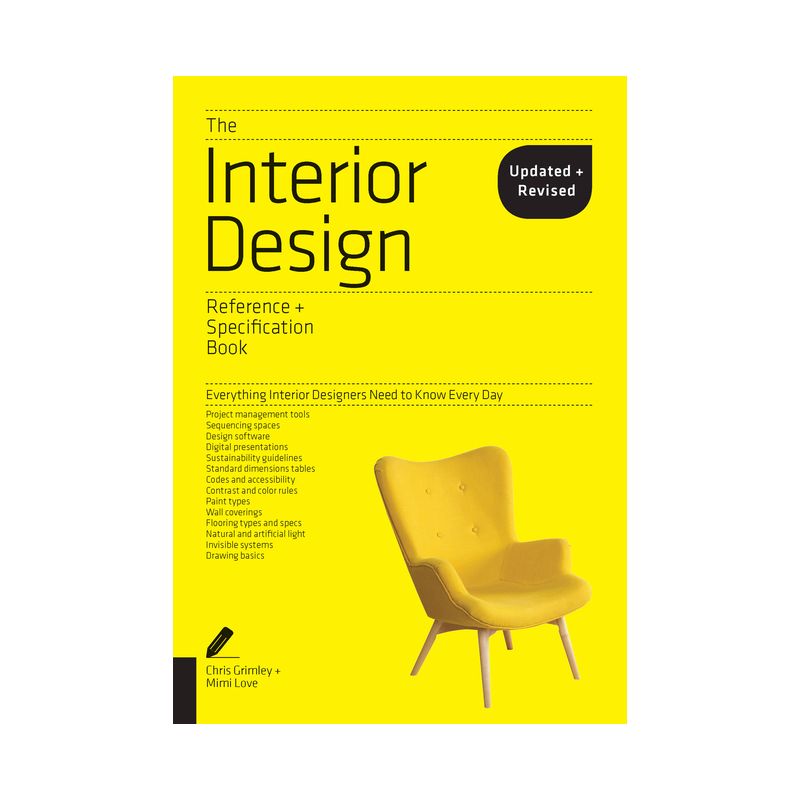 The Interior Design Reference & Specification Book Updated & Revised - by  Chris Grimley & Mimi Love (Paperback), 1 of 2