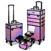 Byootique Rolling Makeup Train Case 3-Piece Cosmetic Organizer Kit - 2 of 4