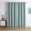 Kate Aurora Chic Living 100% Max Blackout Trellis Thermal Curtains - 3 of 3