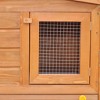 vidaXL Large Rabbit Hutch Small Animal House Pet Cage with 2 Runs Wood - 4 of 4