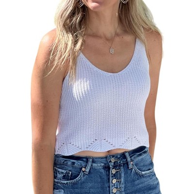 Women's Cutesie Hemmed Tank - GLAM