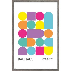 Trends International Reinders: Bauhaus - Funky Colors Framed Wall Poster Prints - 1 of 4