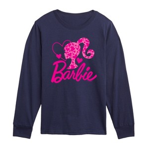 Boys' - Barbie - Logo Hearts Long Sleeve Graphic T-Shirt - 1 of 3