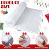 Aoibox 1 Pack 5 ft x 10 ft Artificial Snow Blanket Thick Flame Retardant Silk Floss Material for Christmas Village Tree Display Decor - 2 of 4