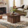 Hommoo Square Coffee Table, 31.5-Inch Wood Center Table Cocktail Table - 3 of 4