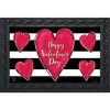 Briarwood Lane Valentine's Doormat 30x18 Indoor Outdoor Striped Heart For Valentine's Doormat - 2 of 4